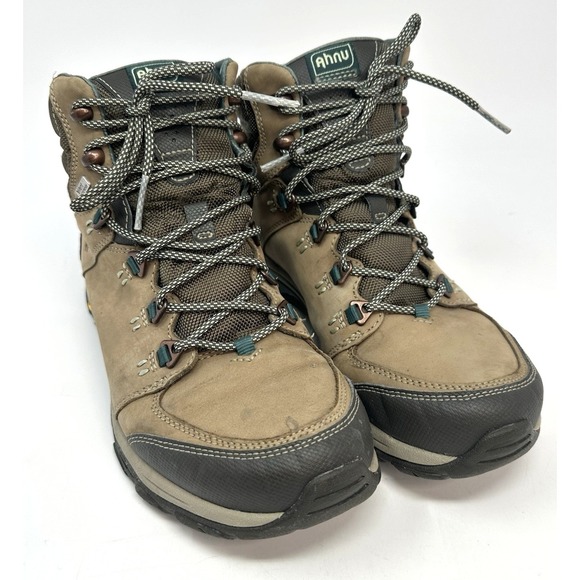 Ahnu Shoes - Ahnu Montara II Hiking Boots Womens 8.5 Brown Waterproof Leather Vibram Sole
